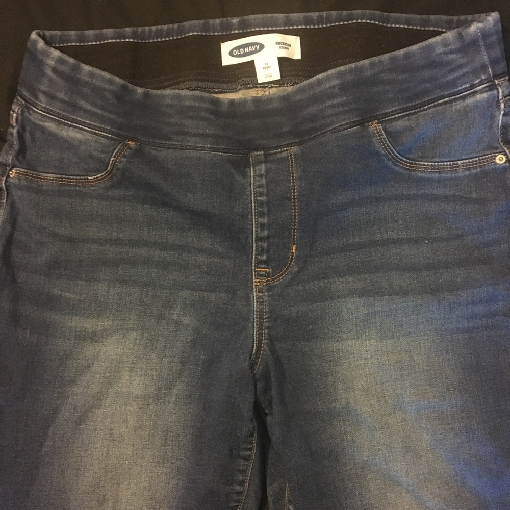 Rockstar Pull On Elastic Waist Jeggings